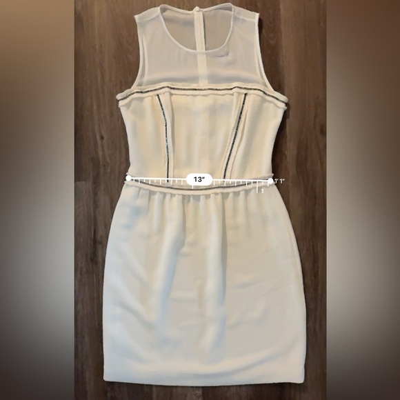 Sandro Rapprochement Dress in White - Picture 7 of 15